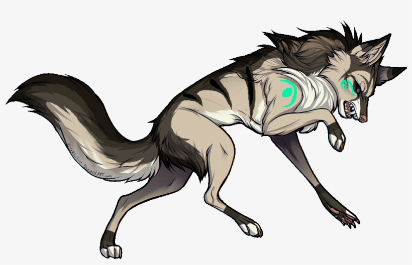 Wolves Transparent Magical Picture Black And White - Magic Wolf, transparent png #4607749