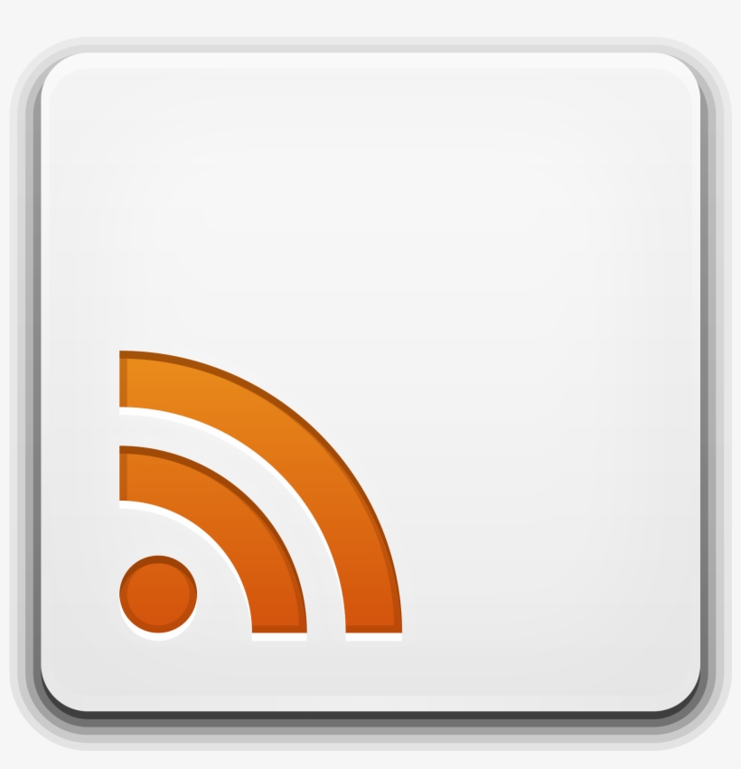 Open - Rss Icon Blue, transparent png #4608544