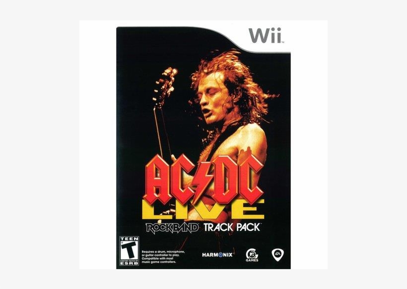 Auction - Rock Band Ac Dc Wii, transparent png #4608636