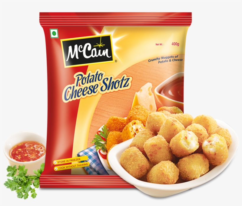 Mccain Potato Cheese Shotz, transparent png #4608753