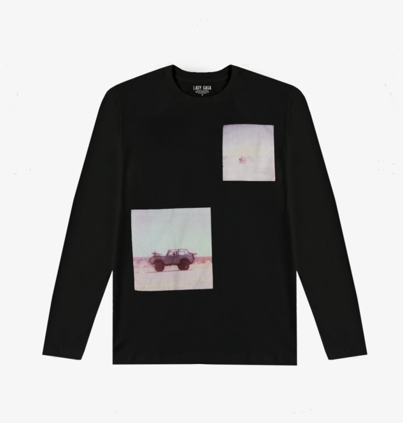 Double Tap To Zoom - Lady Gaga Polaroid Long Sleeve, transparent png #4608798
