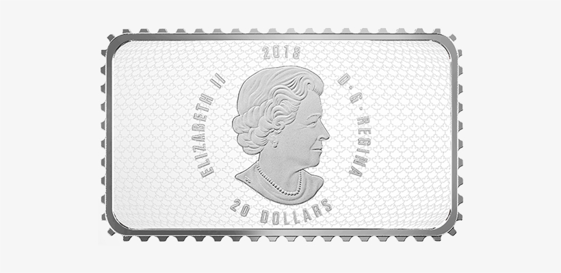 Canada 2017 Stamp Shaped Coin, transparent png #4609128