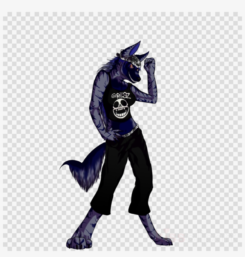 Clipart Resolution 690*1024 - Furry Hyena Art, transparent png #4609386