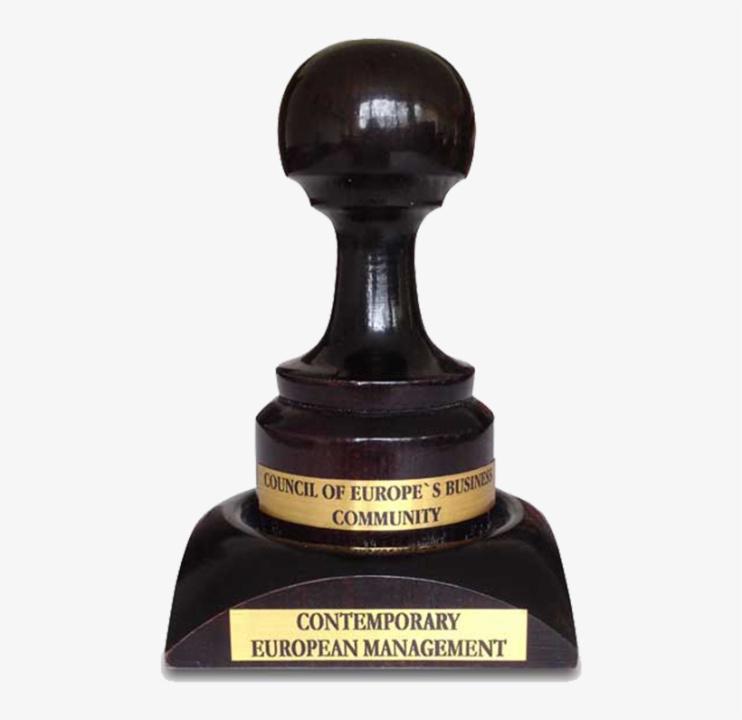 "contemporary European Management Award" - Trophy, transparent png #4609929