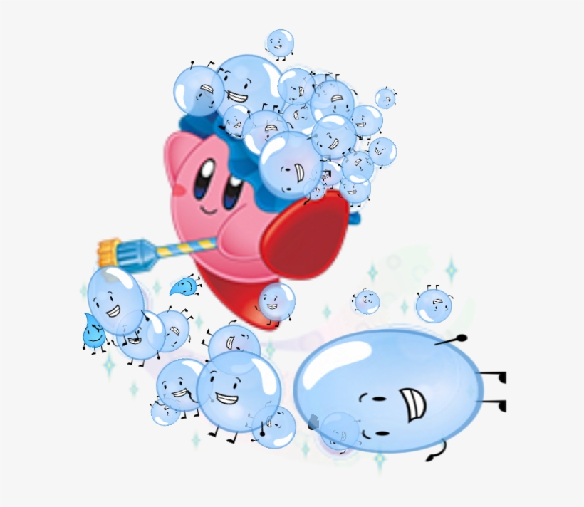 Bubble Kirby 0 - Bubble Kirby, transparent png #4610716