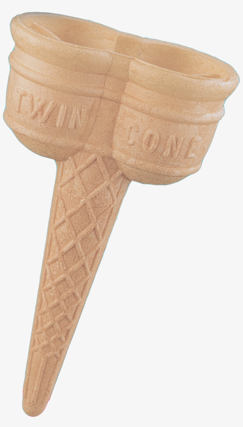 Twin - Twin Cones Ice Cream, transparent png #4610997