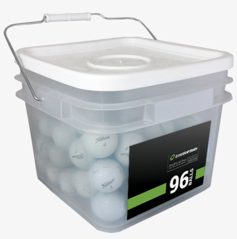 96 Titleist Nxt Tour S Bucket - Used 96ct Srixon Z-star Yellow Mix Golf Balls Bucket, transparent png #4611893