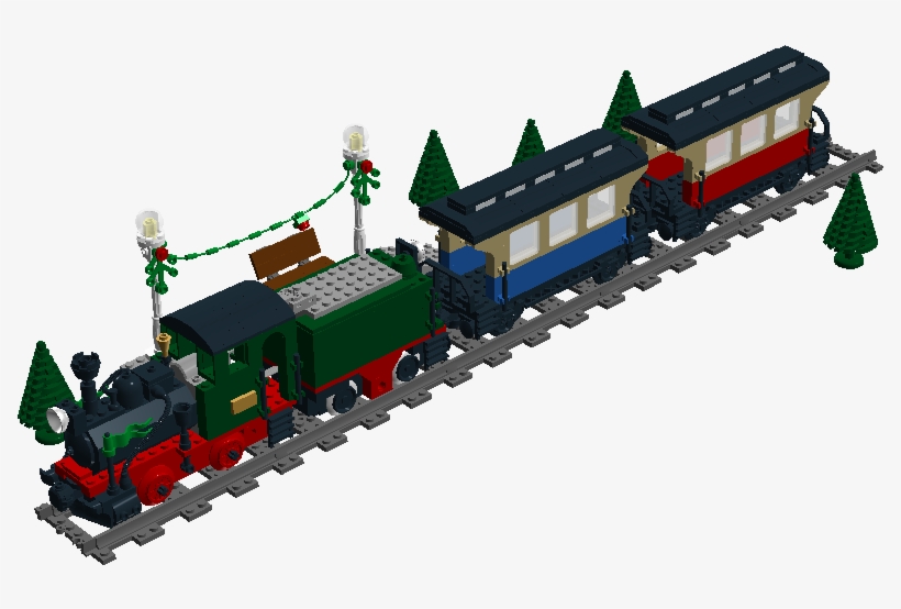 Lego Winter Village Train Download, transparent png #4612027