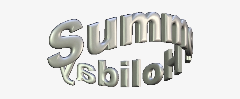 Happy Anniversary, Summer Holiday - Calligraphy, transparent png #4612043
