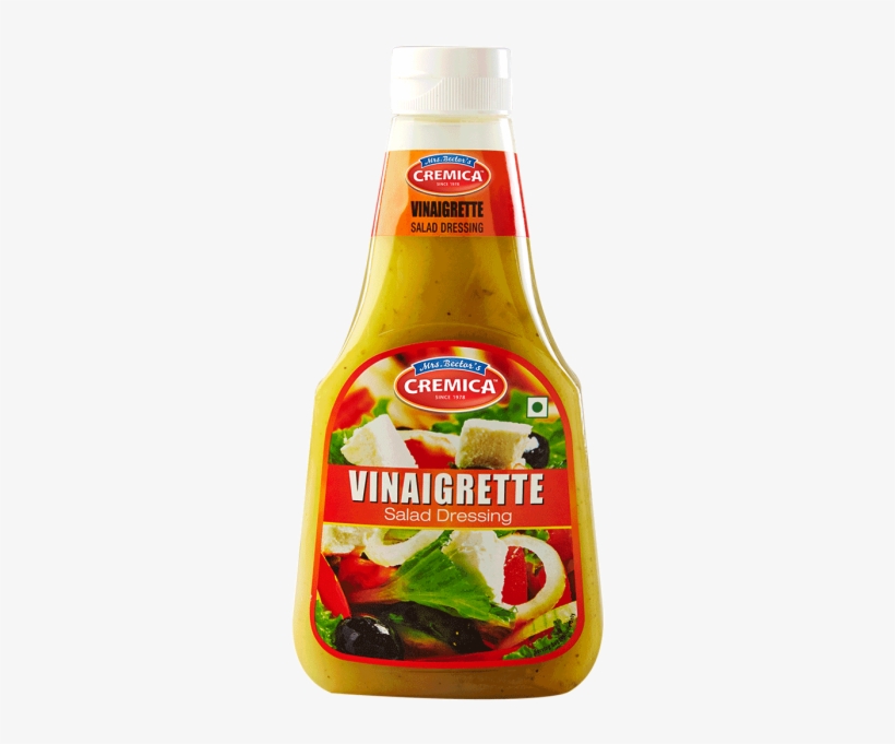 Ingredients - Cremica Vinaigrette Salad Dressing 350 Gm, transparent png #4612380