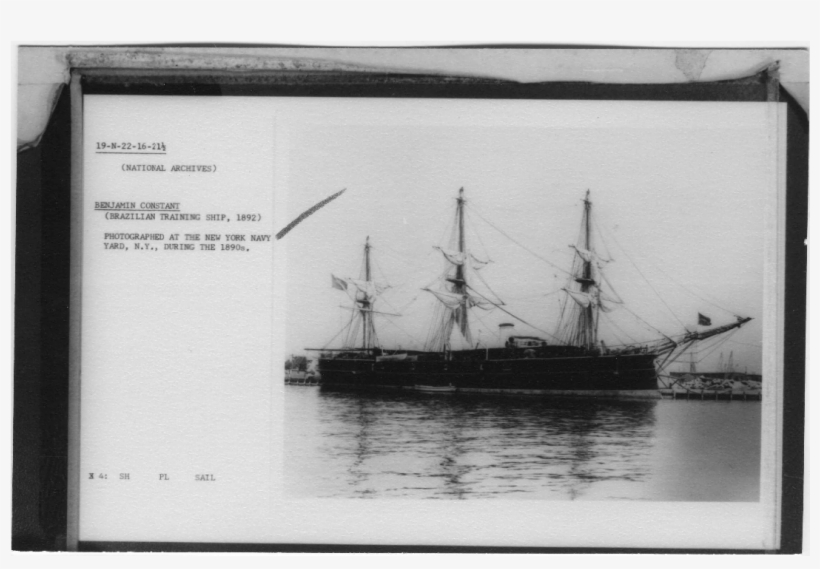 Benjamin Constant Photographed At The New York Navy - Mast, transparent png #4613597