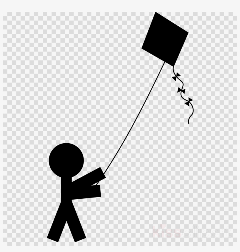 Download Kite Silhouette Png Clipart Kite Clip Art - Glowing Transparent Light Bulb Png, transparent png #4613600