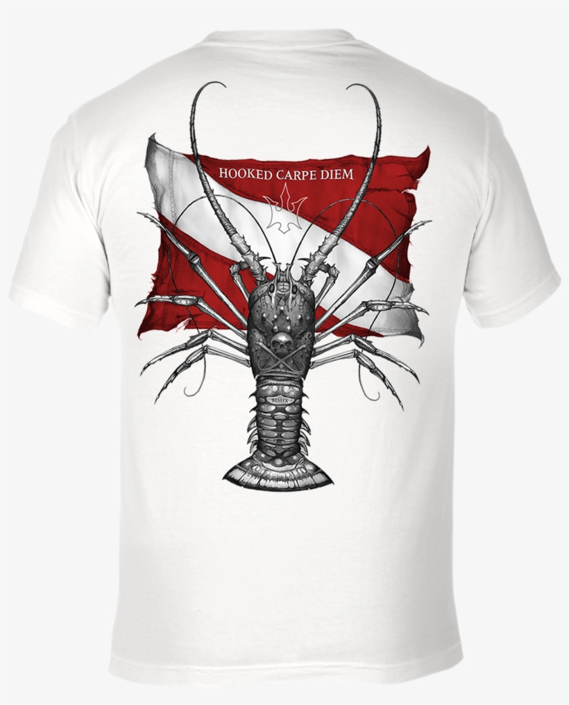Lobster Dive Flag - Shirt, transparent png #4614497