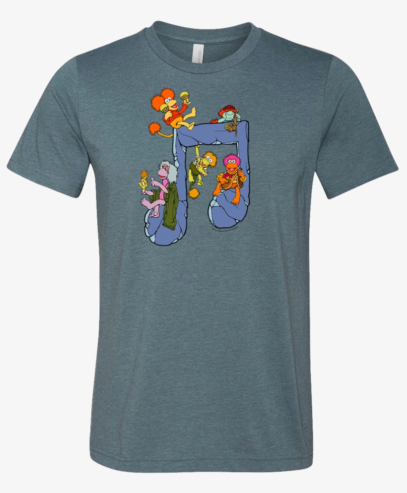 Fragglerockunisexjerseyt Heatherslate V=1523679735 - Bella+canvas, transparent png #4615034