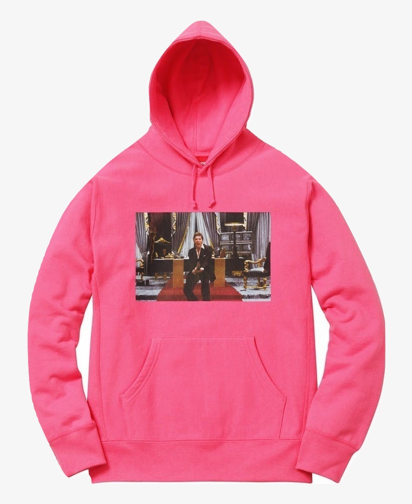 Supreme Scarface Friend Hoodie, transparent png #4615349