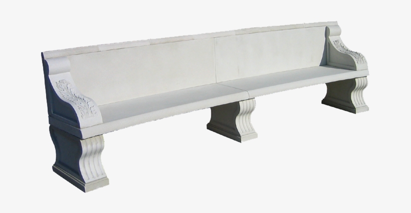 Cast Stone Bench Bn - Bench, transparent png #4617509