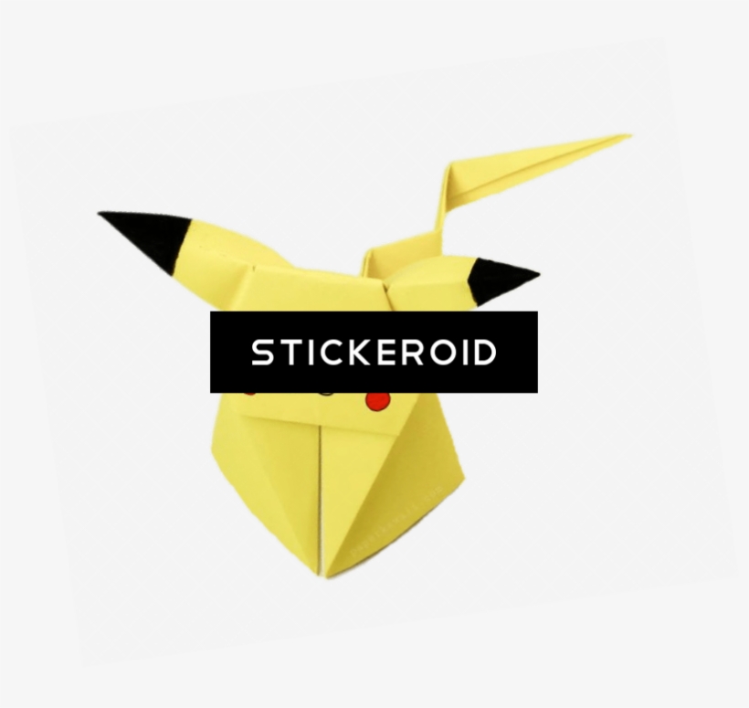 Origami Pikachu - Origami, transparent png #4618390