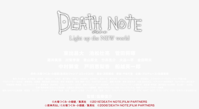 リューク×ピコ太郎 コラボ映像 - Death Note Light Up The New World 素材, transparent png #4618711