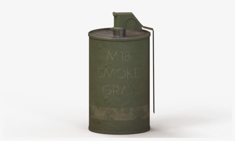 Smoke Grenade Royalty-free 3d Model - Smoke Grenade, transparent png #4618714