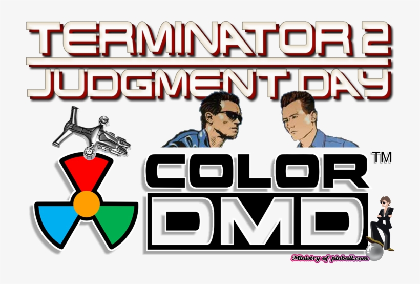 Terminator 2 Colordmd - Terminator 2, transparent png #4618791