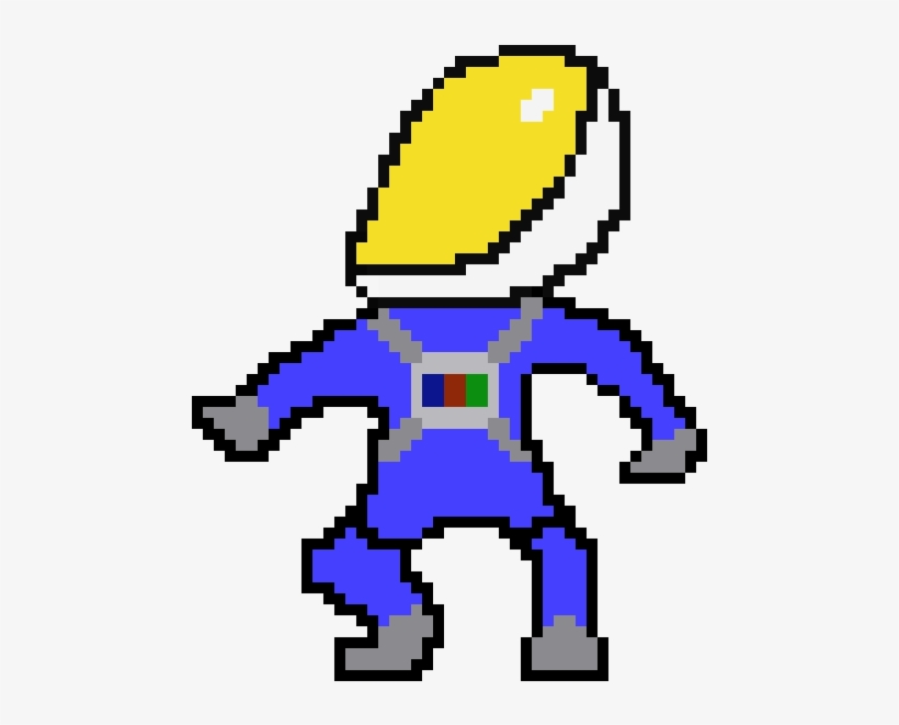 Spaceman Pixel - Portable Network Graphics, transparent png #4619568