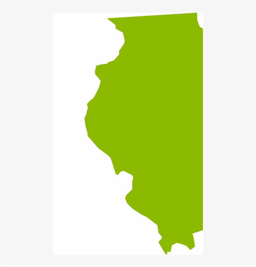 Illinois, Illinois, - Illinois State Shape Outline Throw Blanket, transparent png #4619825