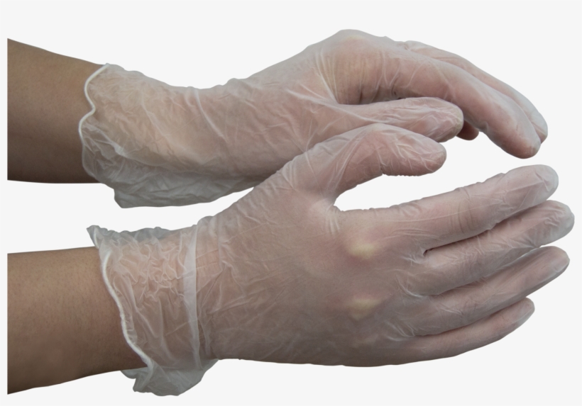 Guantes De Vinilo Con Polvo - Cod Doc Vinyl Gloves, Medium (pack Of 100), transparent png #4620182
