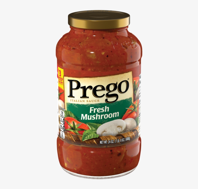Classic - Prego Mushroom Sauce, transparent png #4620525