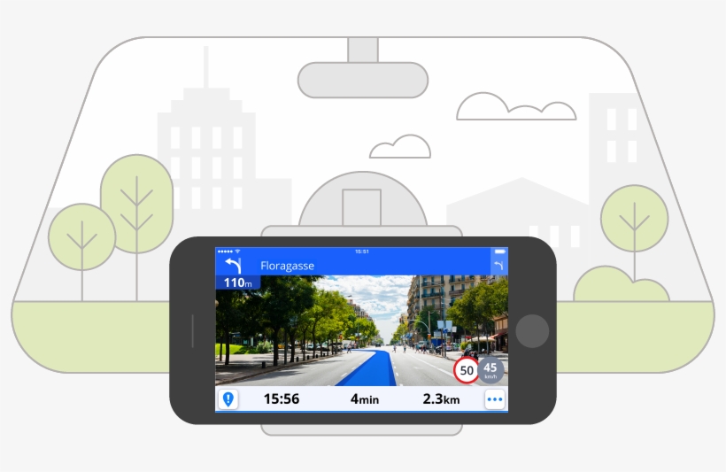 Driving With Real View Navigation Is Not Only More - Sygic, transparent png #4621554