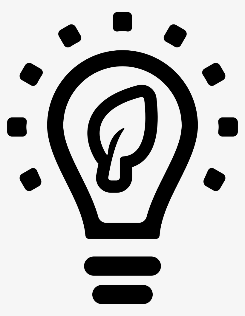 Ecological Lightbulb Symbol Comments - Simbolo De Lampada Led, transparent png #4621686