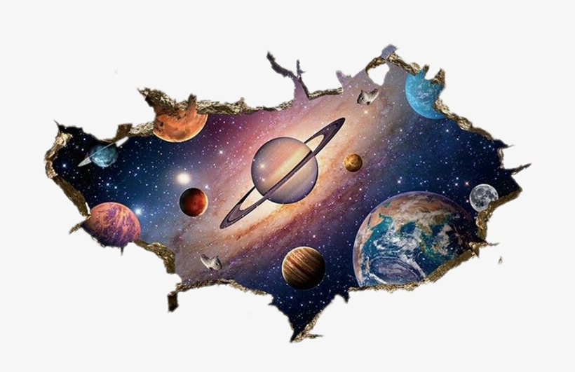Report Abuse - 3d Space Paper Art, transparent png #4621689