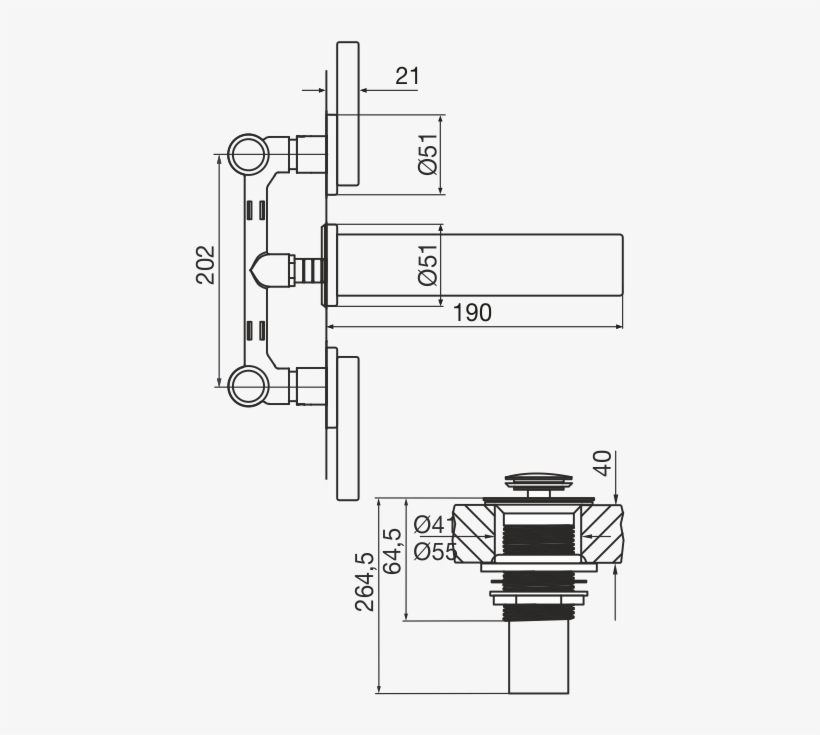 Lavatorio De Pared - Sink, transparent png #4622218