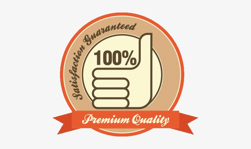 Satisfaction - Free Satisfaction Guaranteed Logo, transparent png #4622578