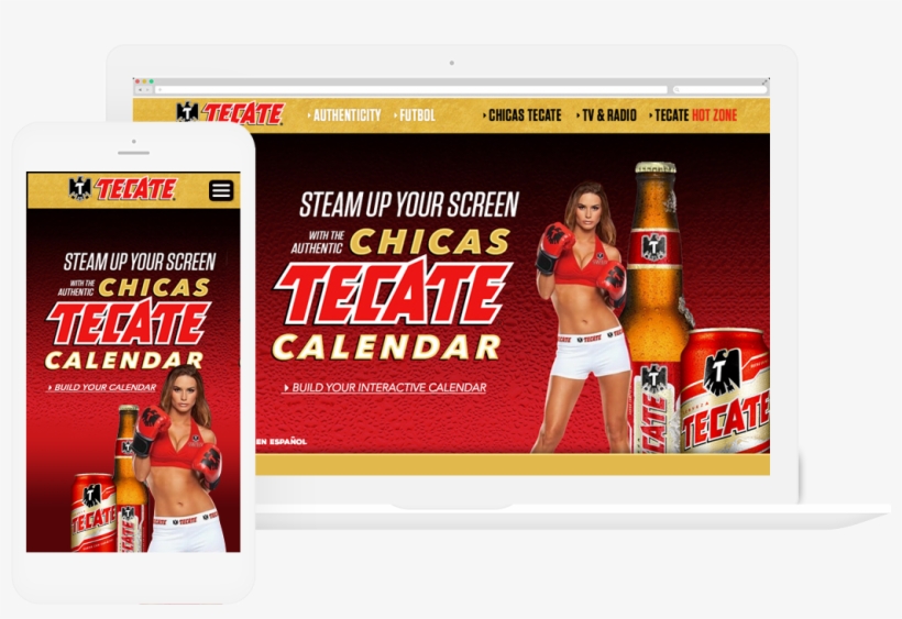 Cerveza Tecate - Magazine, transparent png #4623423