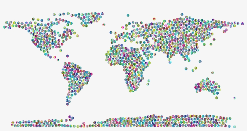 This Free Icons Png Design Of Prismatic Peace Sign, transparent png #4623479