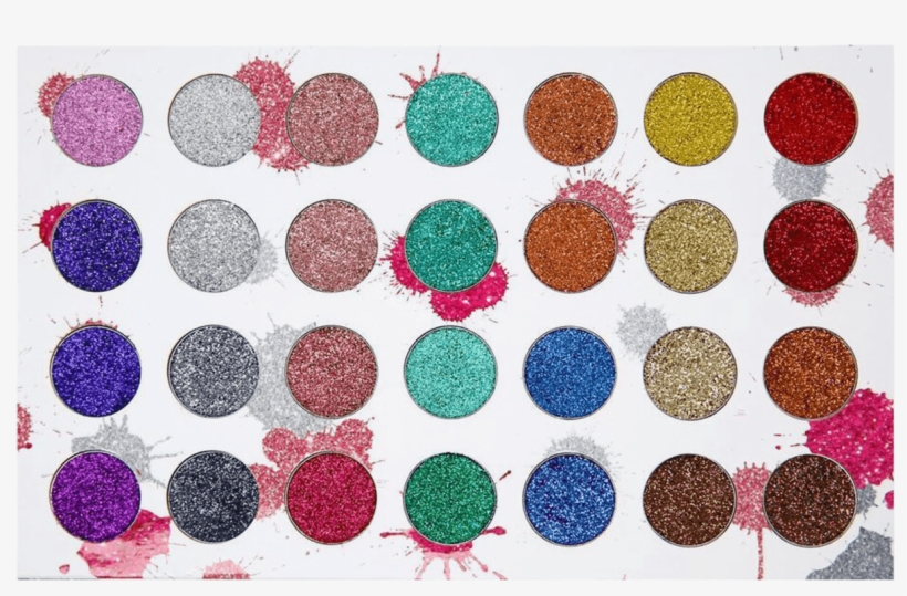 Beauty Creations Splash Of Glitter Eyeshadow Palette1 - Splash Of Glitter Palette, transparent png #4624116