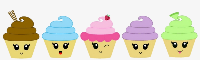 Cupcake Clipart Mini Cupcake - Small Cupcakes Cartoon, transparent png #4624612