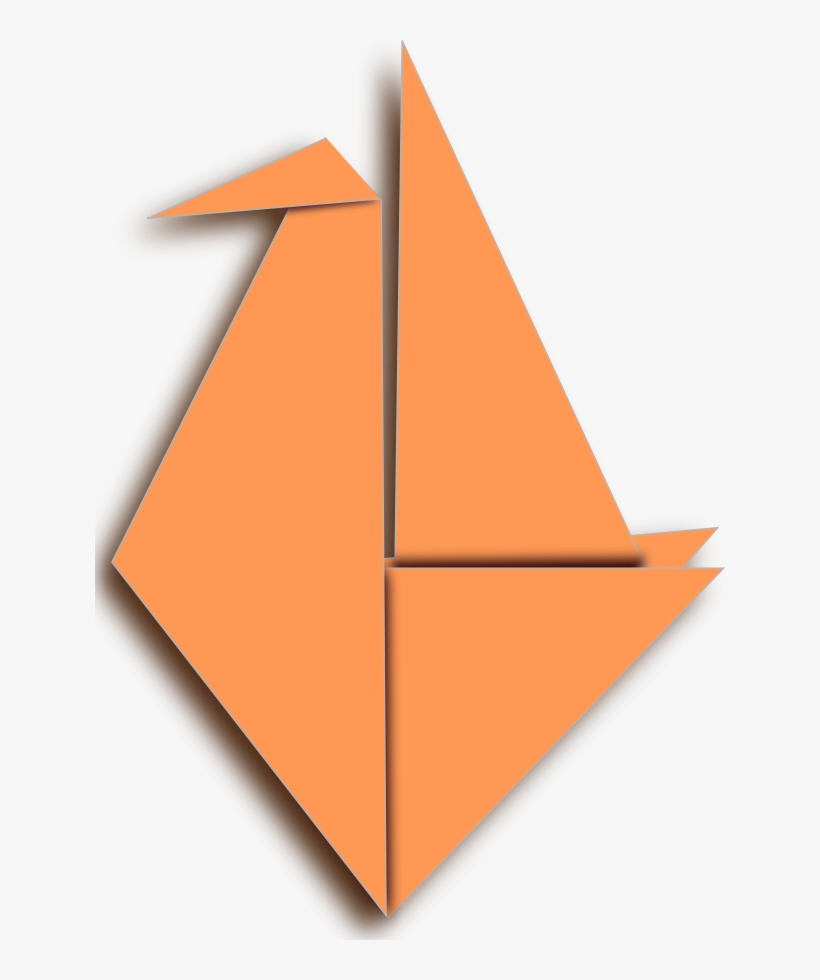 How To Set Use Origami Bird Svg Vector, transparent png #4625672