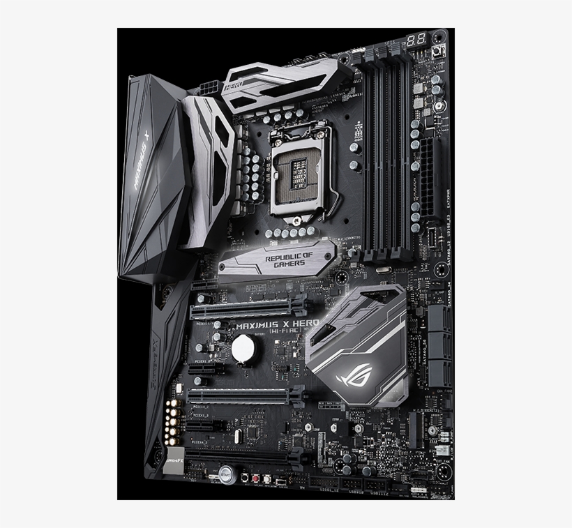 Flash & Dash Single-color Stepped Flashes - Asus Rog Maximus Ix Hero - Motherboard - Atx - Lga1151, transparent png #4626128