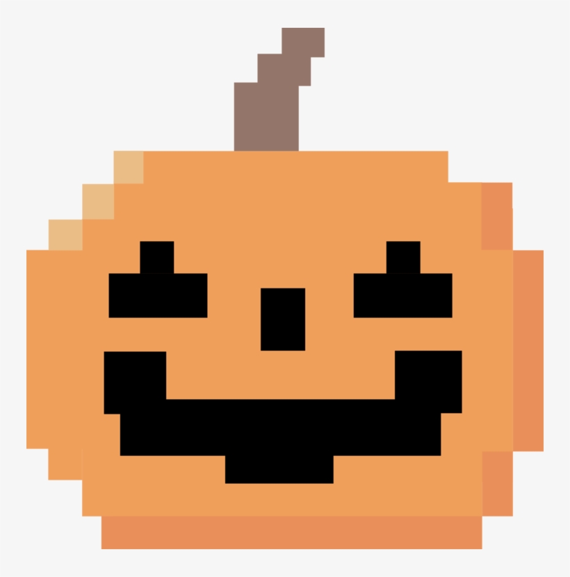 8 Bit Color Halloween Jack O' Lantern - 8 Bit Jack O Lantern, transparent png #4626720