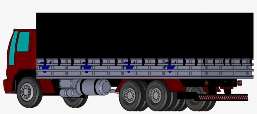 Load In 3d Viewer Uploaded By Anonymous - Trailer Truck, transparent png #4627304