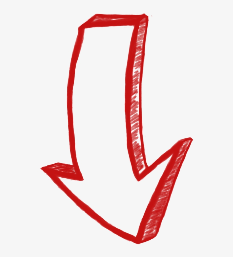 Chalk Arrow Png Red, transparent png #4627523