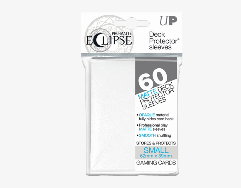 1 Of - Ultra Pro Sleeves - 60 Count - Pro-matte Eclipse Small, transparent png #4627588