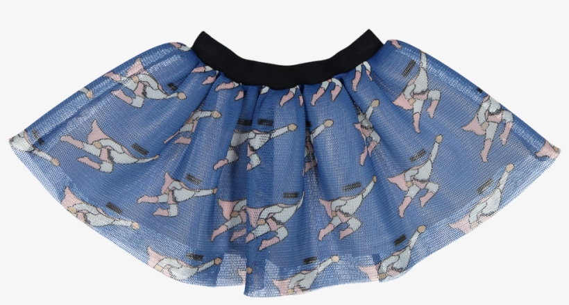 Caroline Bosmans Planet Smile Furbo Mesh Mini Skirt - Miniskirt, transparent png #4627852