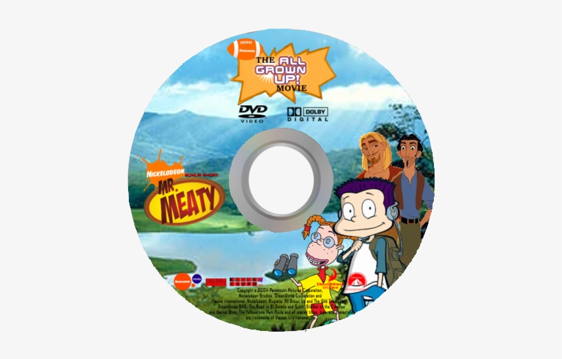 The All Grown Up Movie Dvd Disc 01 - Film, transparent png #4628041