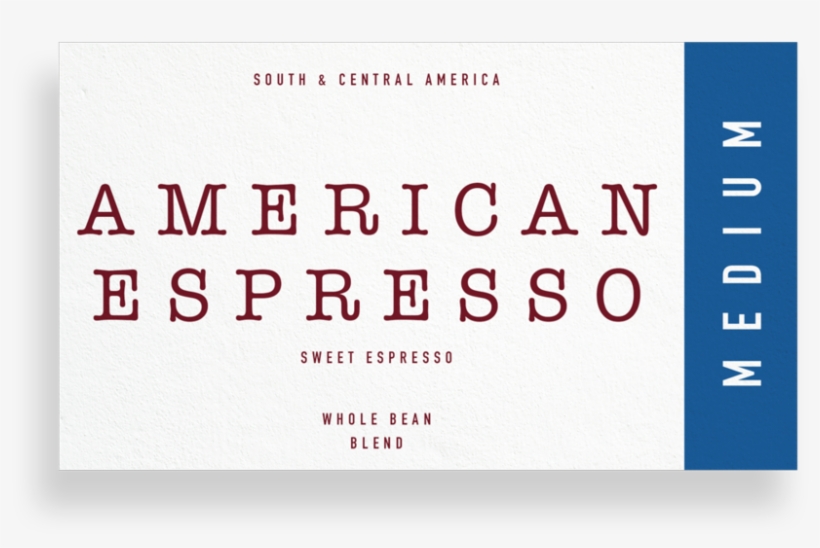American Espresso - Kaisercraft Clear Stamp 6 Inchx4 Inch-typewriter Font, transparent png #4628138