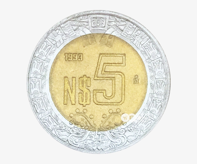 5 Pesos Png - Coin, transparent png #4629352