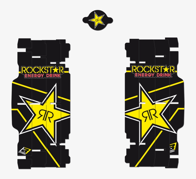 Blackbird Racing Rad Louver Stickers Rockstar Energy - Graphic Design, transparent png #4631992