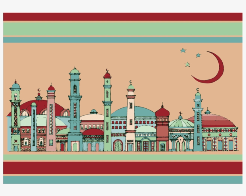 Paper Lamination Oriental Design B Rectangular Placemat - Gurdwara, transparent png #4632359