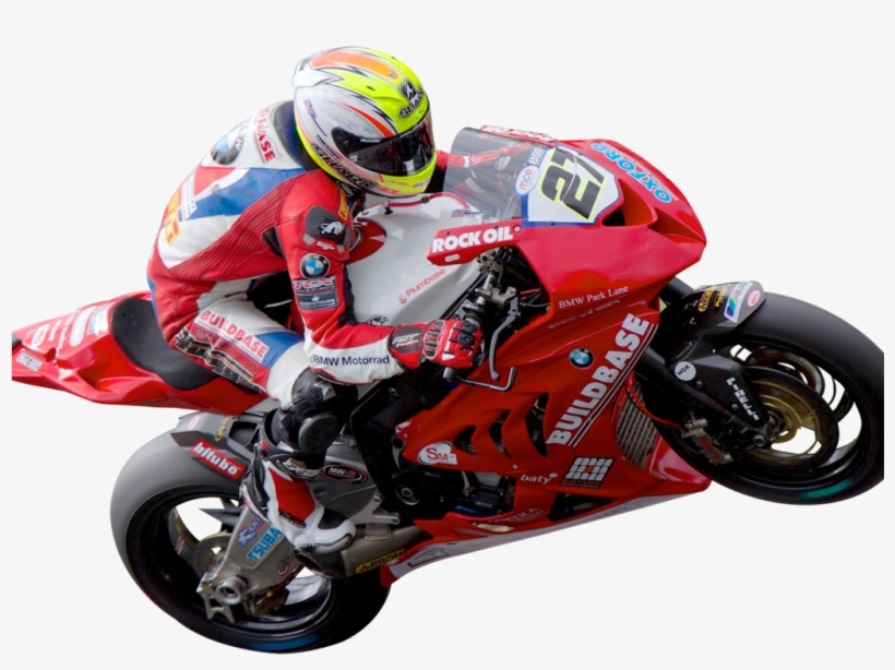 Motorcycle Racer Transparent Png Image - Racing Motorbike Png, transparent png #4633566